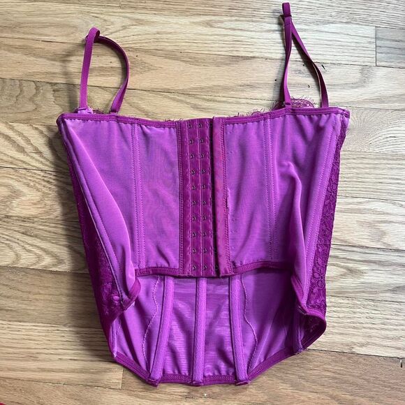 Urban Outfitters Out From Under Modern Love Corset in purple size large - Picture 4 of 7
